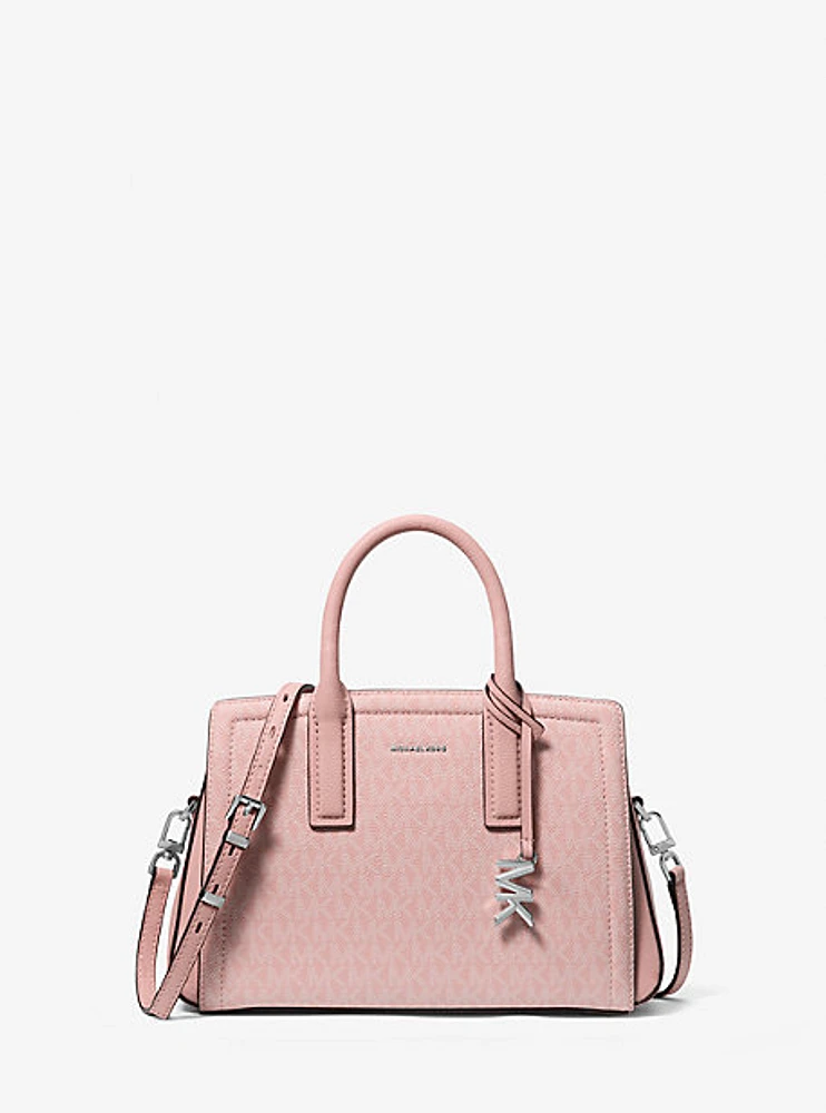 Laila Small Signature Logo Satchel