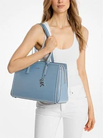 Laila Medium Pebbled Leather Tote Bag