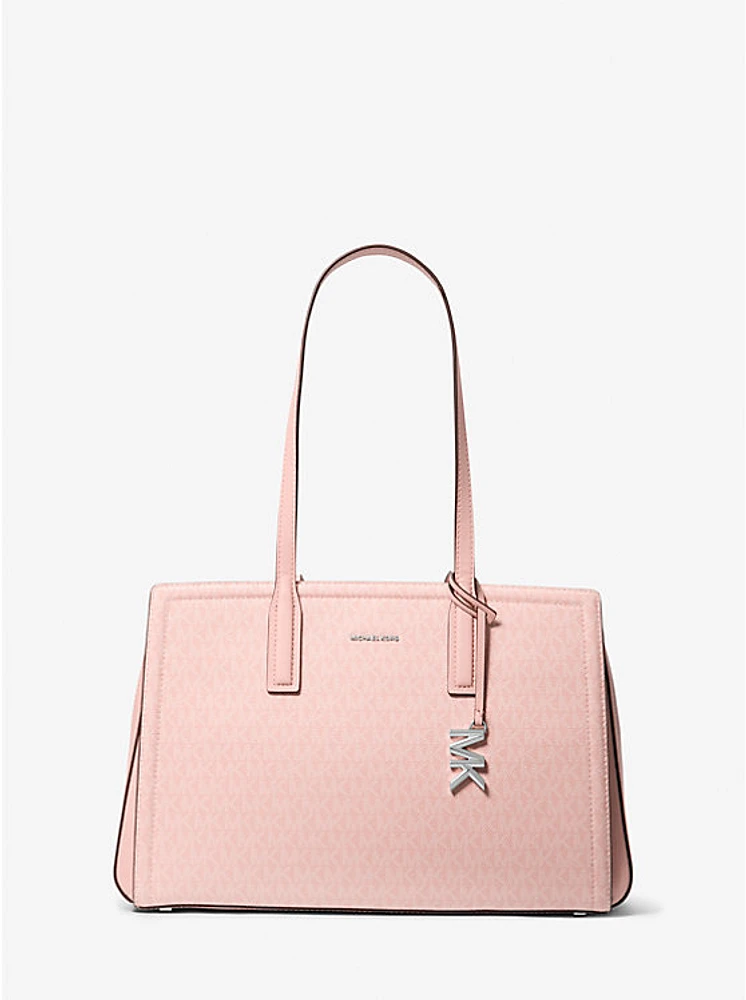 Bolso tote Laila mediano con logotipo exclusivo