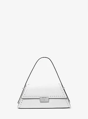 Bolso de hombro Ludlow mediano piel con tachuelas