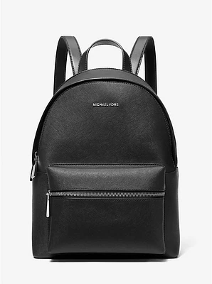 Mochila Sally mediana 2 en 1 de piel saffiano