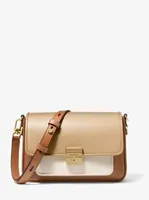 Bradshaw Medium Color-Block Leather Messenger Bag
