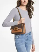 Heather Large Logo Shoulder Bag