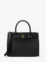 Everly Medium Saffiano Leather Satchel