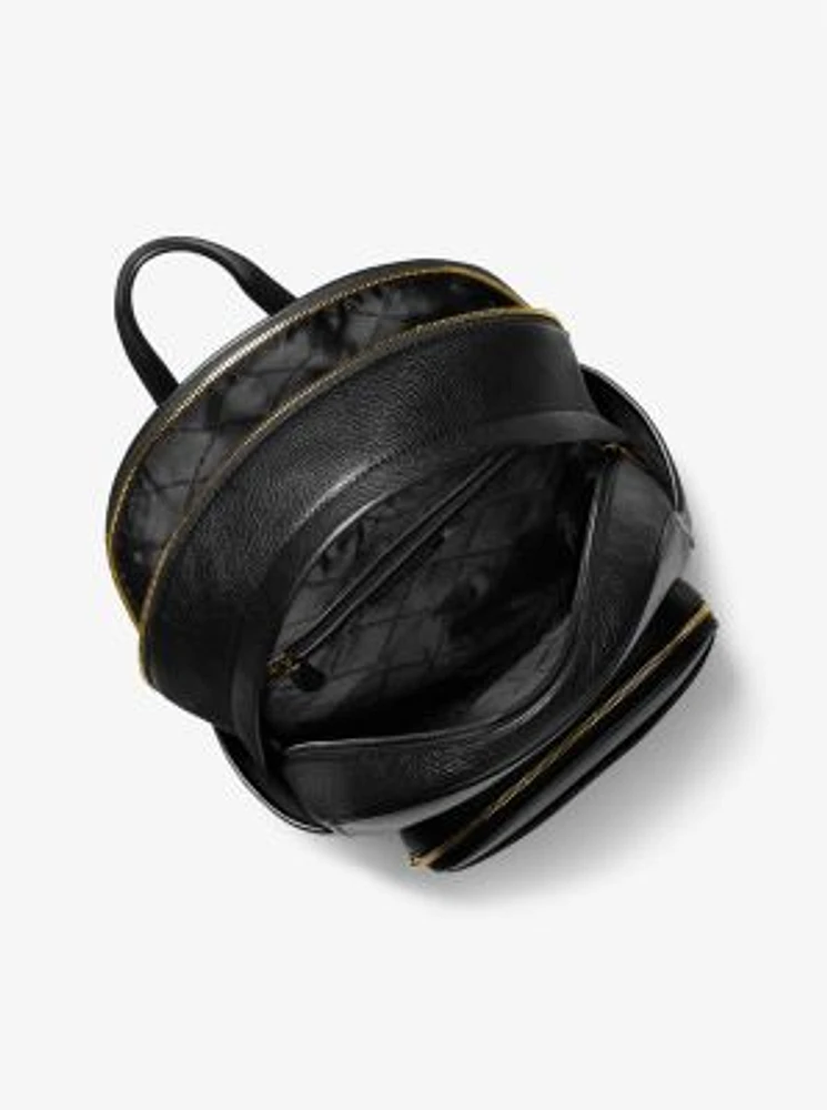 Bex Large Pebbled Leather Backpack
