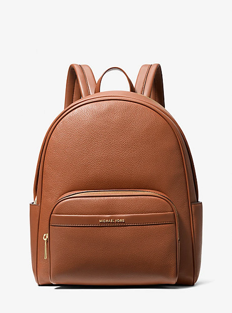 Bex Large Pebbled Leather Backpack