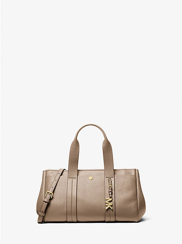 Romee Small Pebbled Leather Satchel