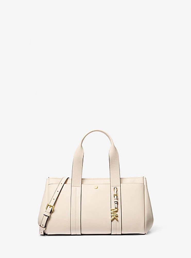 Romee Small Pebbled Leather Satchel