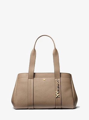 Romee Large Pebbled Leather Tote Bag