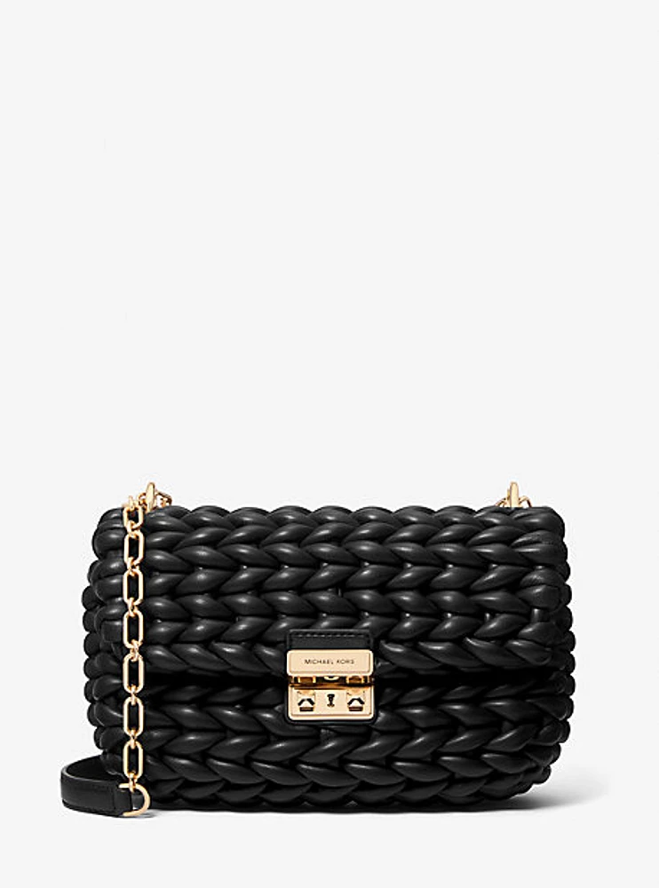 Tribeca Large Hand-Braided Shoulder Bag