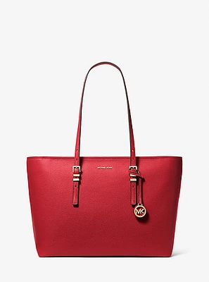 Quinn Large Pebbled Leather Tote Bag