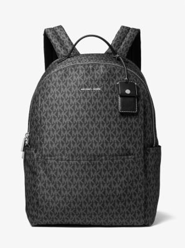 Sable Large Printed Signature Logo Backpack