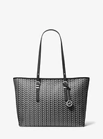Quinn Large MK2000 Logo Jacquard Tote Bag