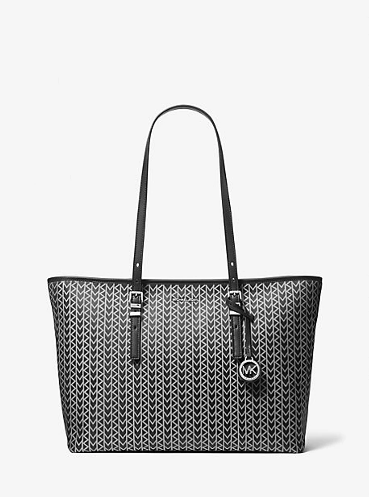 Quinn Large MK2000 Logo Jacquard Tote Bag