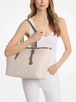 Quinn Large Logo Jacquard Tote Bag with Pouch