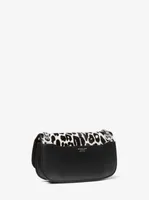 Christie Mini Leopard Print Calf Hair and Leather Envelope Bag