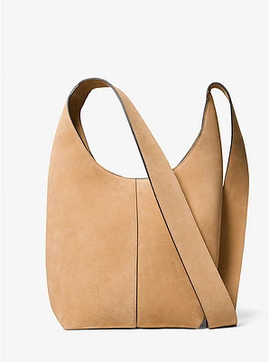 Dede Medium Suede Hobo Bag