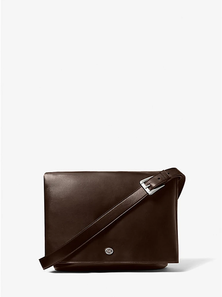 Gloria Medium Leather Messenger Bag