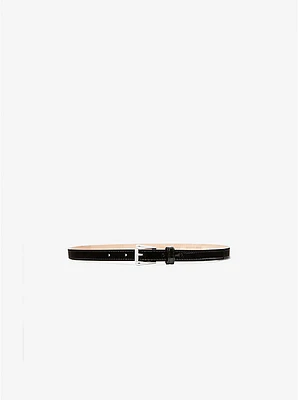 Joni Patent Leather Skinny Waist Belt