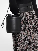 Audrey Medium Leather Bucket Bag