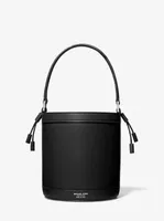 Audrey Medium Leather Bucket Bag