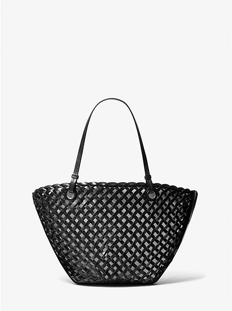 Isabella Medium Hand-Woven Leather Tote Bag