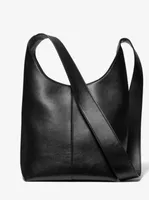 Dede Medium Leather Hobo Bag