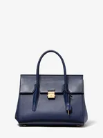 Campbell Medium Leather Satchel