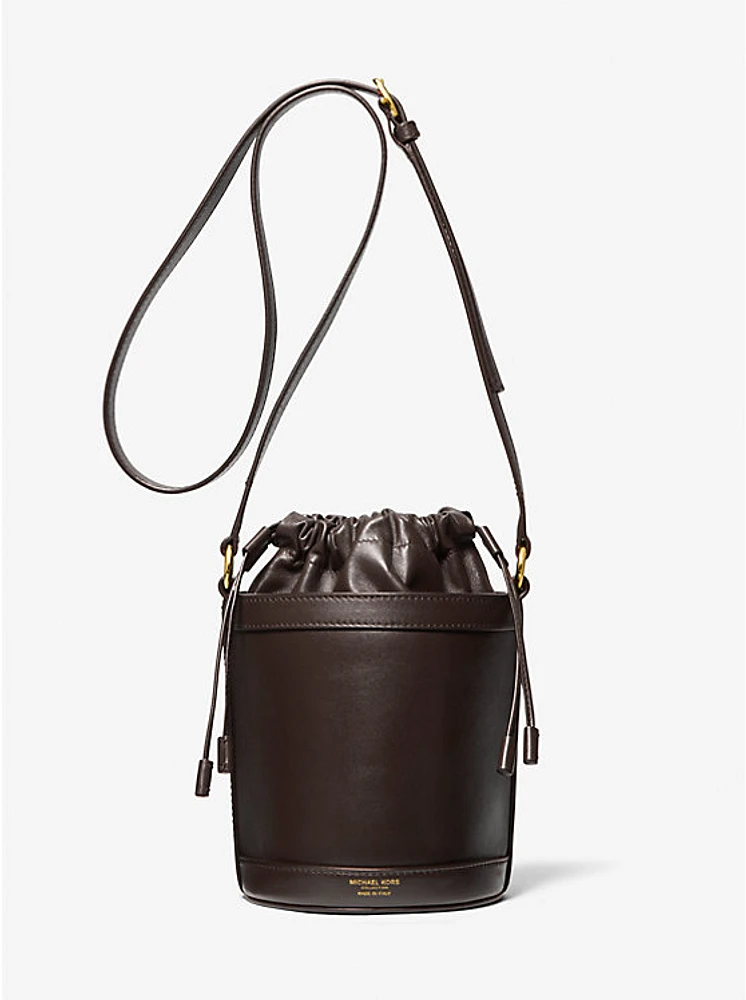 Audrey Medium Leather Bucket Bag