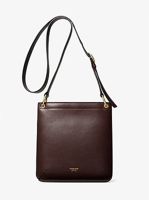 Tate Small Leather Messenger Bag