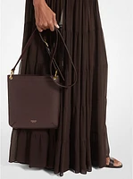 Tate Small Leather Messenger Bag