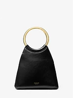 Ursula Small Leather Ring Tote Bag