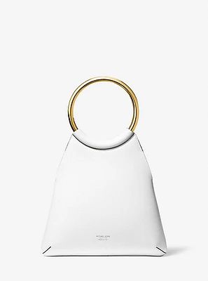 Ursula Small Leather Ring Tote Bag