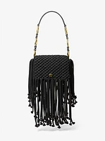 Marissa Medium Hand-Woven Macramé Shoulder Bag