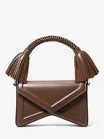 Manhatta Medium Leather Tassel Bag