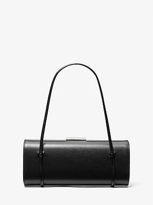 Natalie Leather Barrel Bag