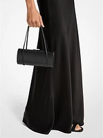 Natalie Leather Barrel Bag