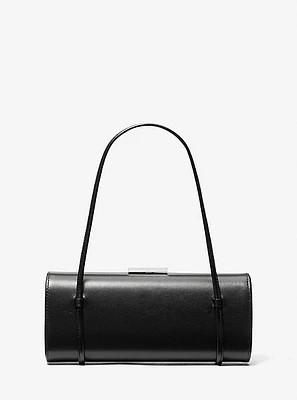 Natalie Leather Barrel Bag