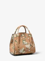 Bancroft Mini Floral Calf Leather Satchel