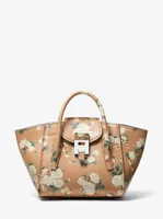 Bancroft Mini Floral Calf Leather Satchel