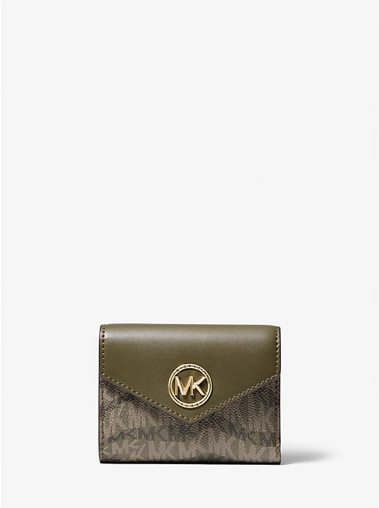 Greenwich Small Animal Print Logo Wallet