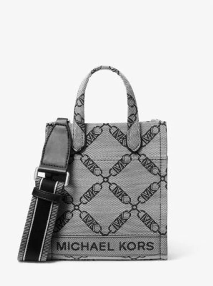 Buy Michael Kors Gigi Large Empire Logo Jacquard Tote Bag, Beige Color  Women