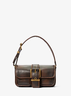 Colby Extra-Small Burnished Leather Shoulder Bag