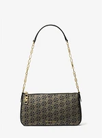 Empire Medium Metallic Chain-Link Pochette