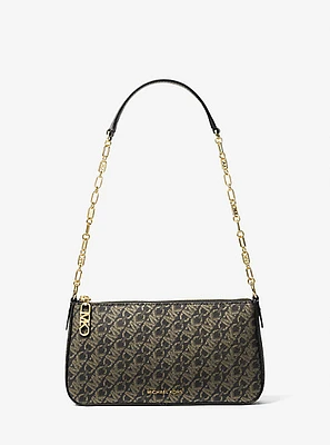 Empire Medium Metallic Chain-Link Pochette