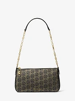 Empire Medium Metallic Chain-Link Pochette