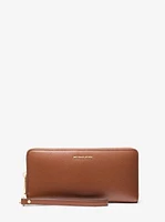 Jet Set Travel Large Leather Continental Wallet