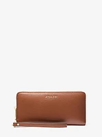 Jet Set Travel Large Leather Continental Wallet