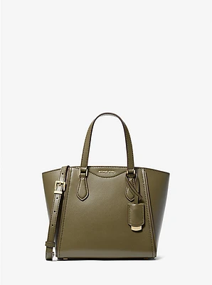 Taryn Small Leather Convertible Crossbody Bag