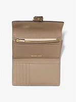 Nolita Medium Pebbled Leather Tri-Fold Wallet